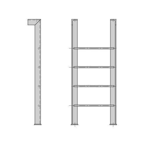 Стремянка СХ-46 4600 мм Серия 1.450.3-7.94 в Санкт-Петербурге

