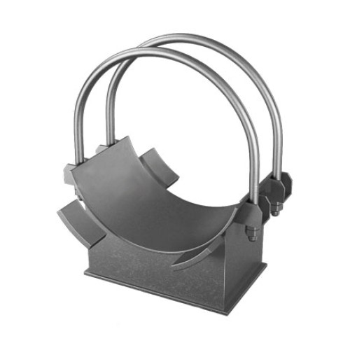 Опора хомутовая неподвижная для трубопроводов ТЭС и АЭС Ст20 219х200х200х150 мм ОСТ 34-10-618-93 в Санкт-Петербурге

