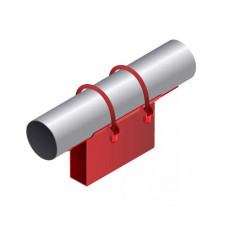 Опора неподвижная приварная корпусная для тепловых сетей исп. А21 / АС21 ВСт3 108х80х170х150 мм ОСТ 36-146-88 2,1 кг