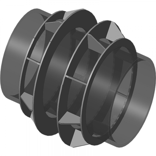 Опора неподвижная щитовая усиленная для тепловых сетей ТС-667.00.00 1020х282 мм Серия 5.903-13 выпуск 7-95 262,2 кг