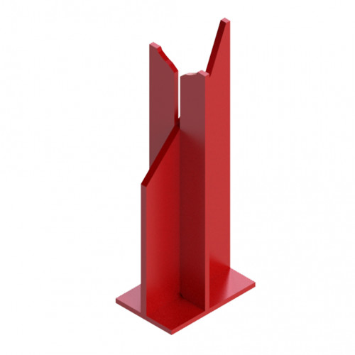 Опора подвижная для сварных отходов ТС-631.000 1020х550х850х1516 мм Серия 5.903-10 выпуск 8-95 268 кг