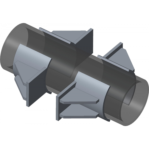 Опора неподвижная двухупорная усиленная для тепловых сетей ТС-662.00.00 325х120х167х542 мм Серия 5.903-13 выпуск 7-95 17,4 кг