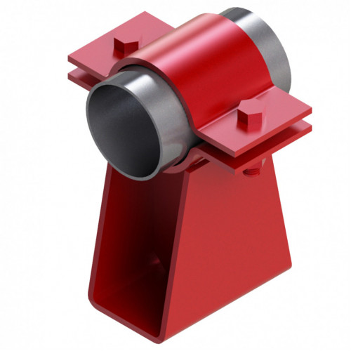 Опора скользящая с плоским хомутом ТС-625.000 45х110х80х122 мм Серия 5.903-13 выпуск 8-95 1,1 кг