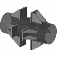Опора неподвижная четырехупорная для тепловых сетей ТС-661.00.00 530х200х226х770 мм Серия 5.903-13 выпуск 7-95 64,6 кг