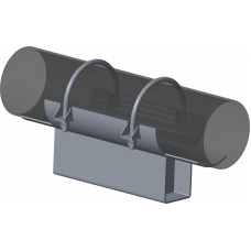 Опора неподвижная хомутовая с корпусом для тепловых сетей ТС-670.00.00 57х30х340х150 мм Серия 5.903-13 выпуск 7-95 4,4 кг