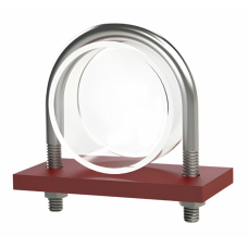 Опора неподвижная хомутовая бескорпусная для тепловых сетей исп. Г Ст20 32 мм ОСТ 36-146-88 0,18 кг