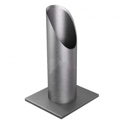 Опора неподвижная трубчатая с круто изогнутыми отводами для тепловых сетей исп. А2 Ст20 530х150 мм ОСТ 36-146-88 50,9 кг