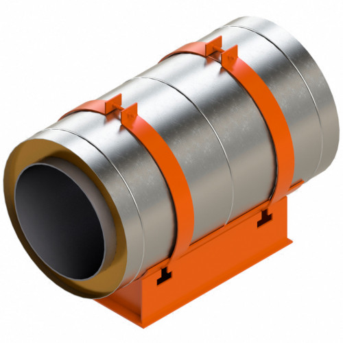 Опора скользящая хомутовая ТС-626.000 530х380х100 мм Серия 5.903-13 выпуск 8-95 23,7 кг