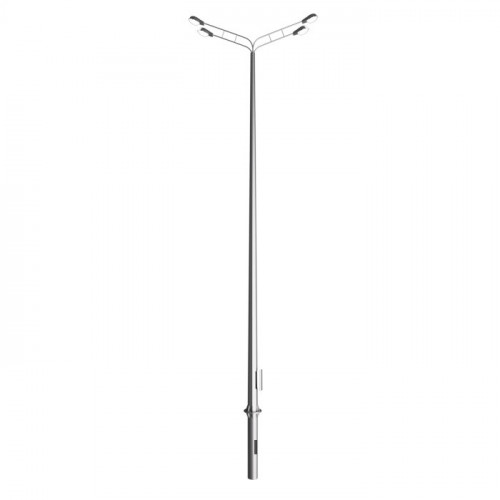 Опора освещения силовая граненая фланцевая круглая ОГС 0,4-9 Ст3сп5 90х110х9 мм